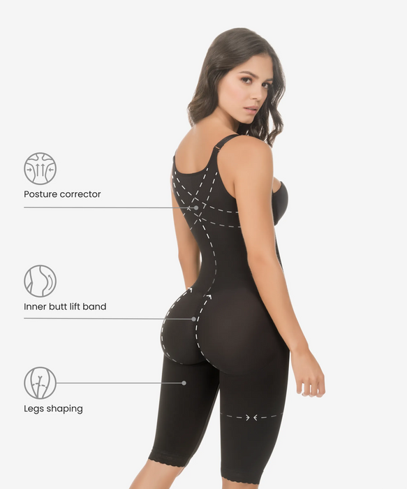 490 - The High- Control Open-Bust Contouring Bodysuit