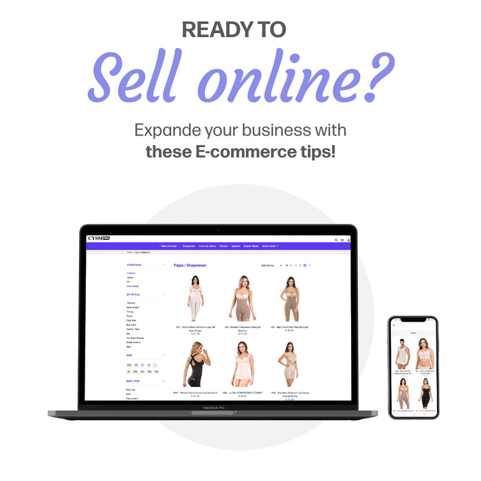 Ready to sell online?  Expand your business: E-commerce tips