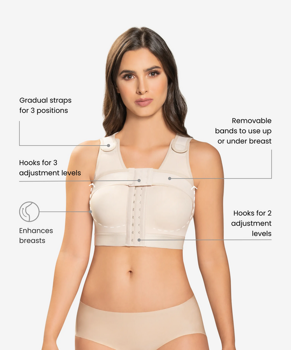 242 - Adjustable Surgical Bra With Removable Band