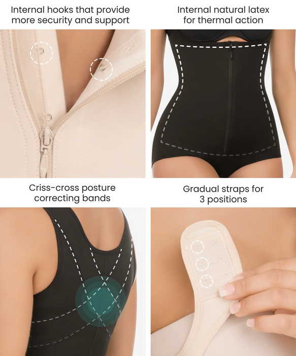 385 - Thermal Body Shaper With Wide Straps