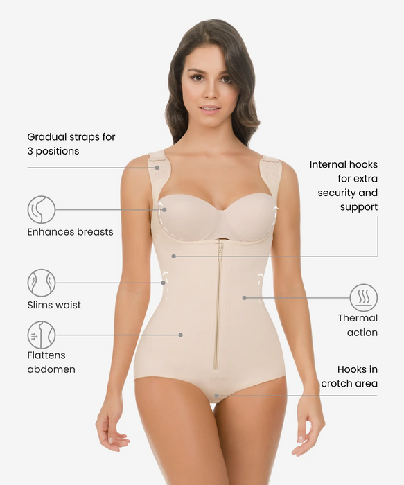 385 - Thermal Body Shaper With Wide Straps