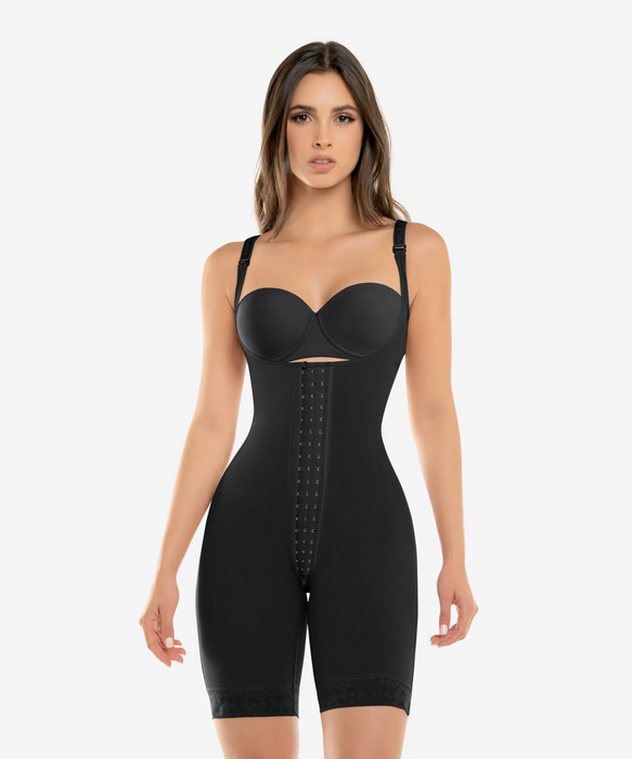 Hook closure bodysuit  with zip crotch - Style 463