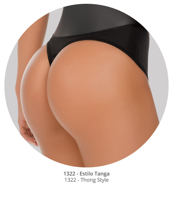1322 - Slimming Compression Latex Body in Thong