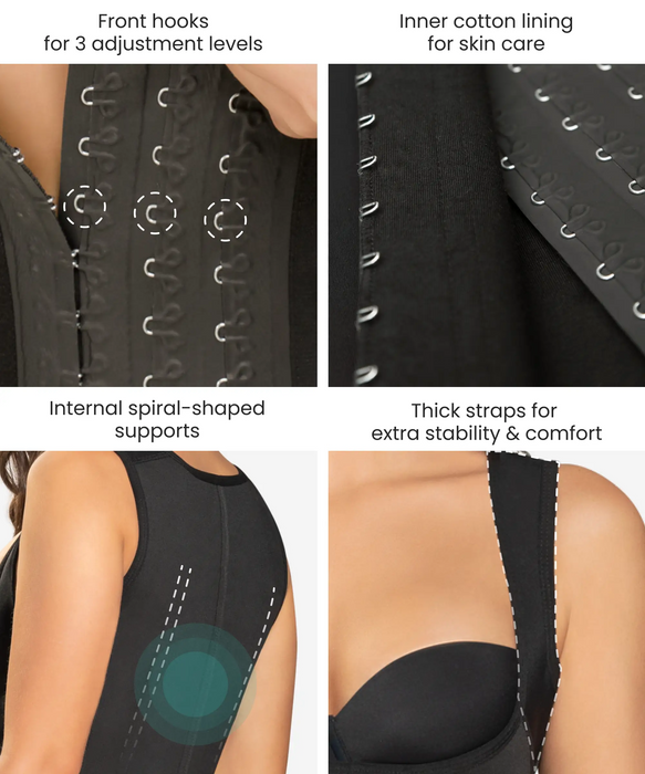 1334 - Full Control Body Shaper Vest