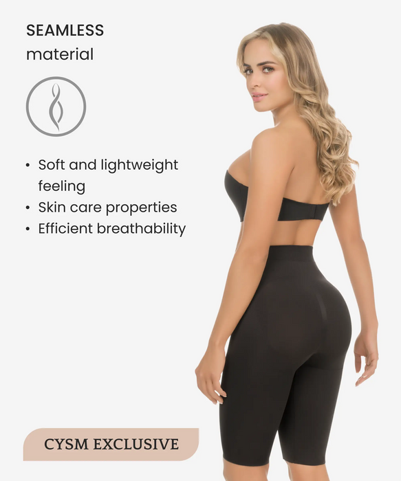 1520 - Seamless Leg Contouring Thermal Long Shorts