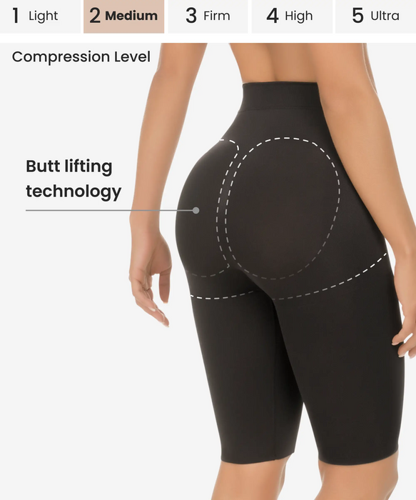 1520 - Seamless Leg Contouring Thermal Long Shorts