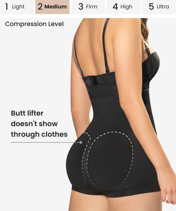 1580 - Seamless Underbust Body Shaper in Boyshort