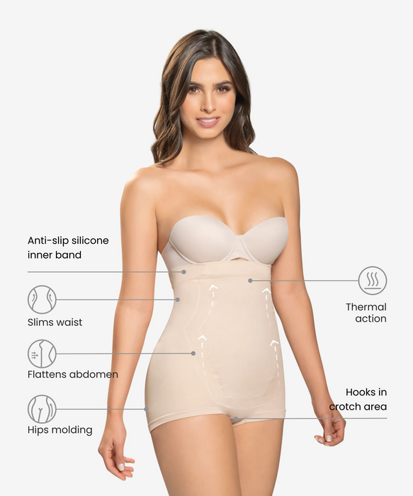 1580 - Seamless Underbust Body Shaper in Boyshort