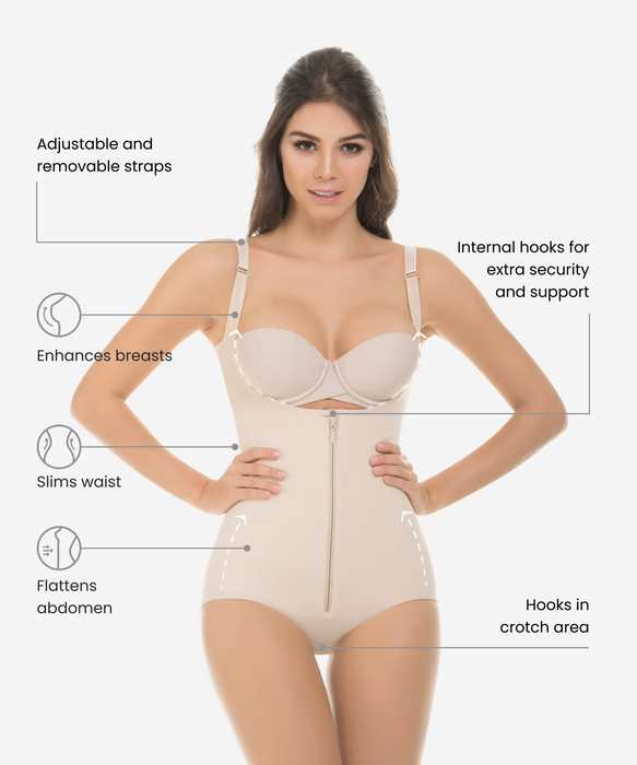2113 - Slimming Body Shaper with Back Support Thong
