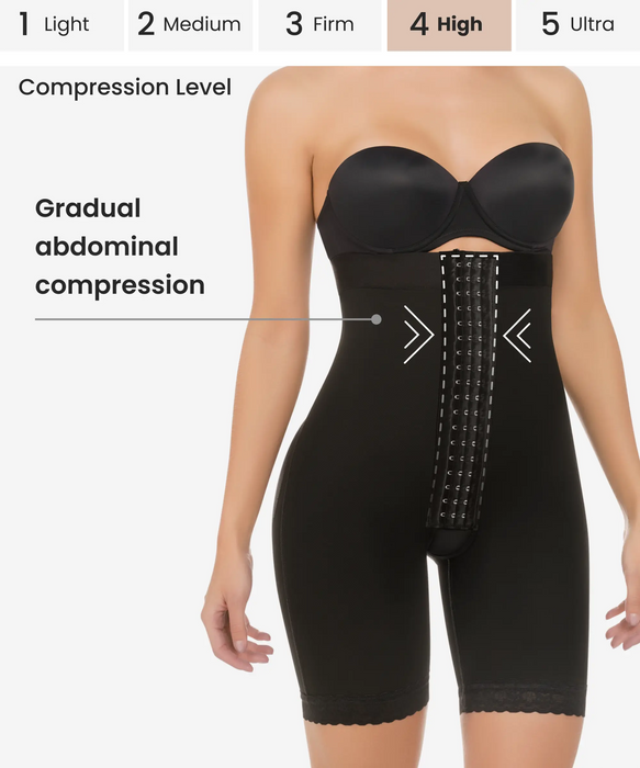 258 - Strapless gradual compression bodysuit
