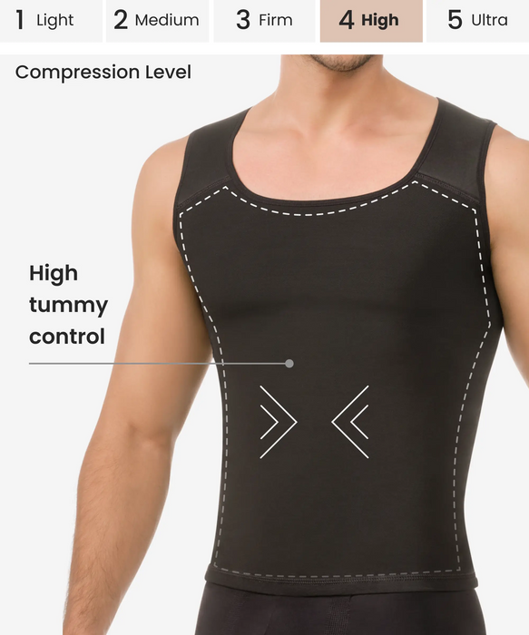 CYSM Ultra Compression Slimming Latex Bodysuit Shaper Wide Straps Back  Support