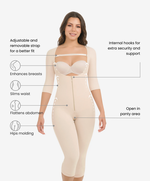 Colombian Seamless Thermal Weight Loss Shapewear Butt Bust Molding Shaper  Cysm
