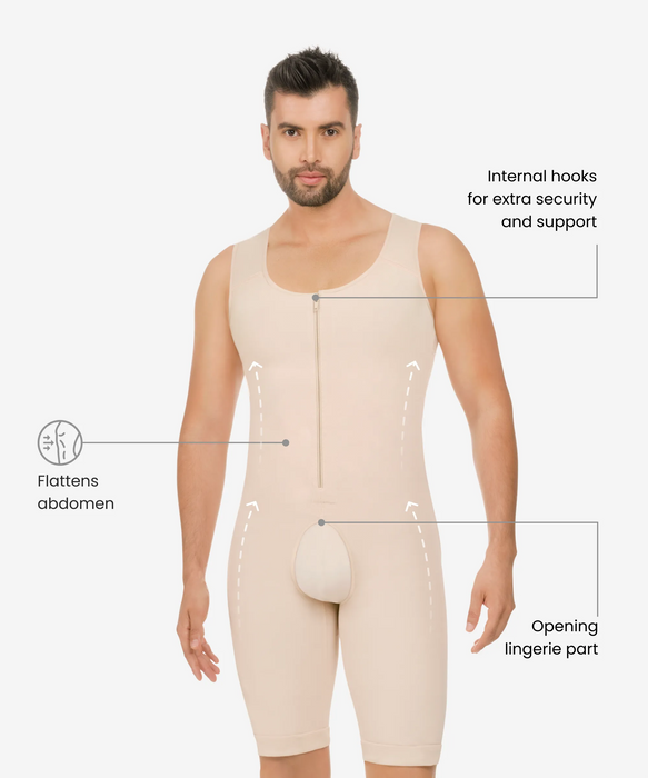 298 - Men’s Abdomen and Legs Control Bodysuit