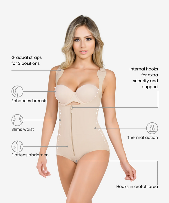 385 - Thermal Body Shaper With Wide Straps — CYSM PRO - Colombia y