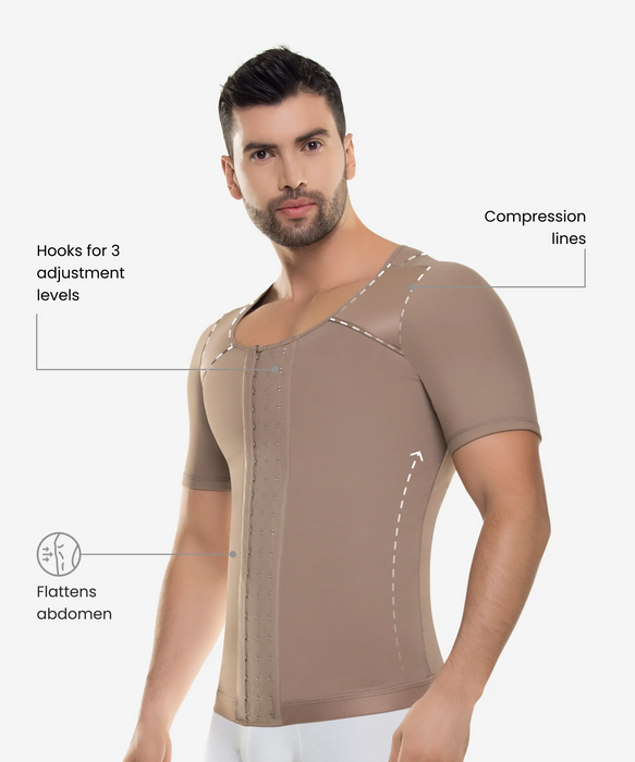 481 - Men's Arm and Abdomen Control Shirt