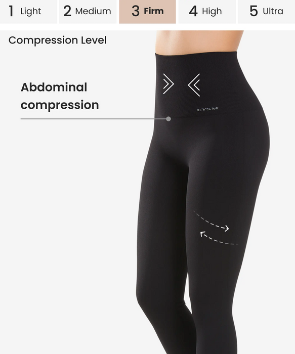 910 - Thermal Ultra Compression and Abdomen Control Fit Legging