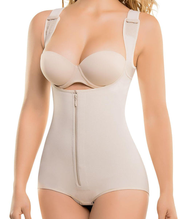 398 - Thermal Body Shaper with Wide-Straps - BW