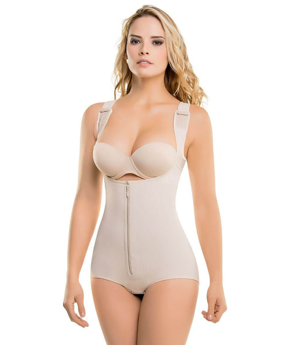 398 - Thermal Body Shaper with Wide-Straps - BW