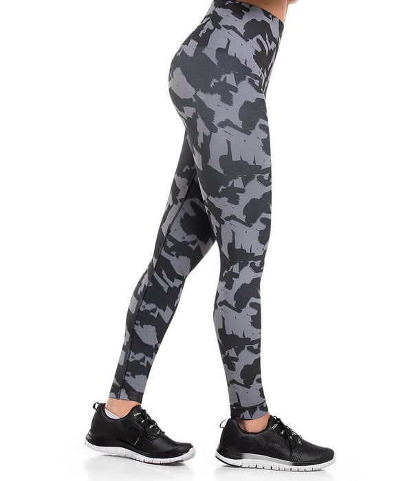 923 - Ultra Compression and Abdomen Control Fit Legging Militar Gray